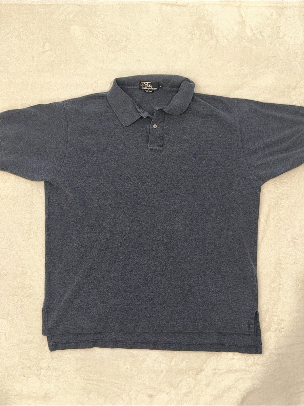 Polo by Ralph Lauren Heather Men’s Navy Short-Sleeve XL Polo